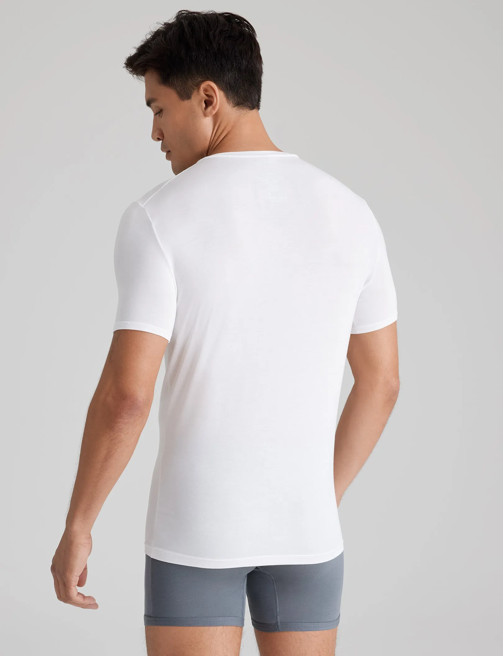 Second Skin Deep V-Neck Stay-Tucked Undershirt (6-Pack)