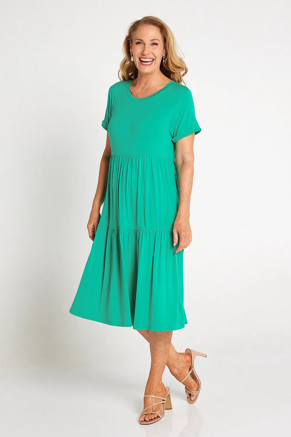 Shyla Modal Dress - Jade Green