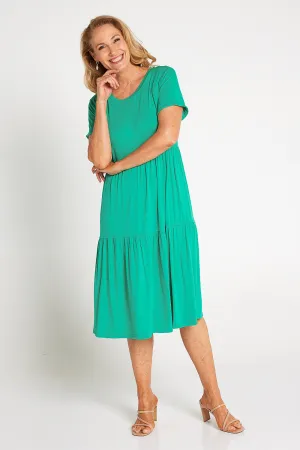 Shyla Modal Dress - Jade Green