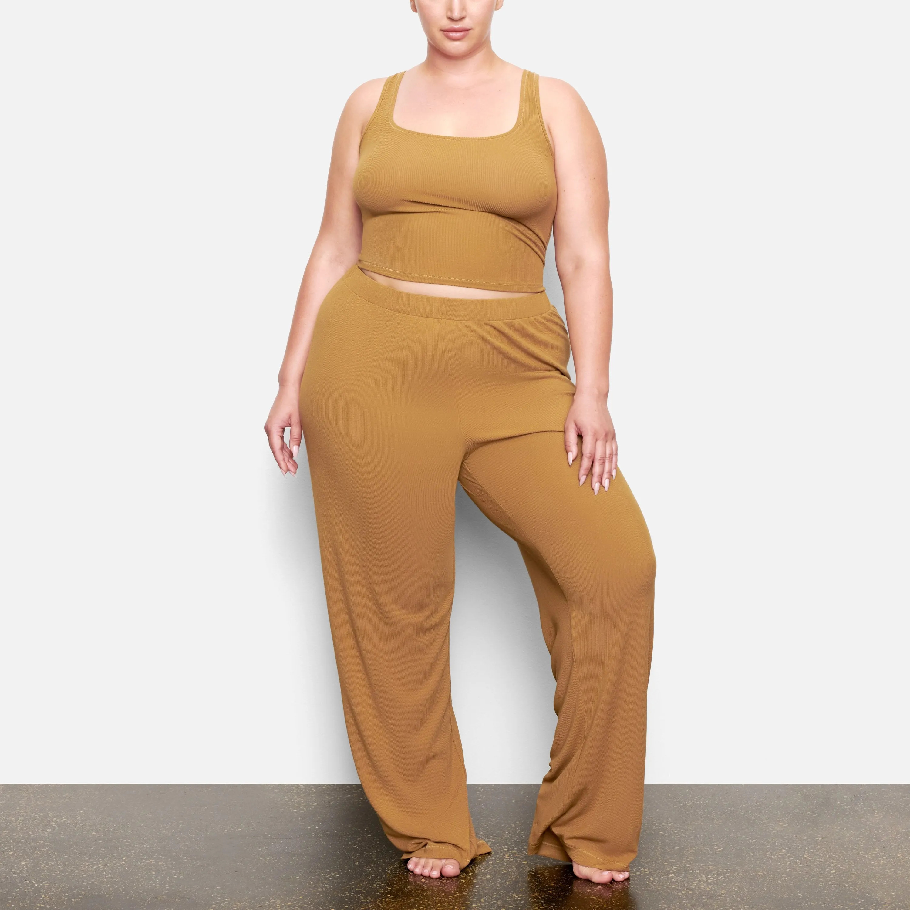 SOFT LOUNGE SLEEP PANT | GOLD