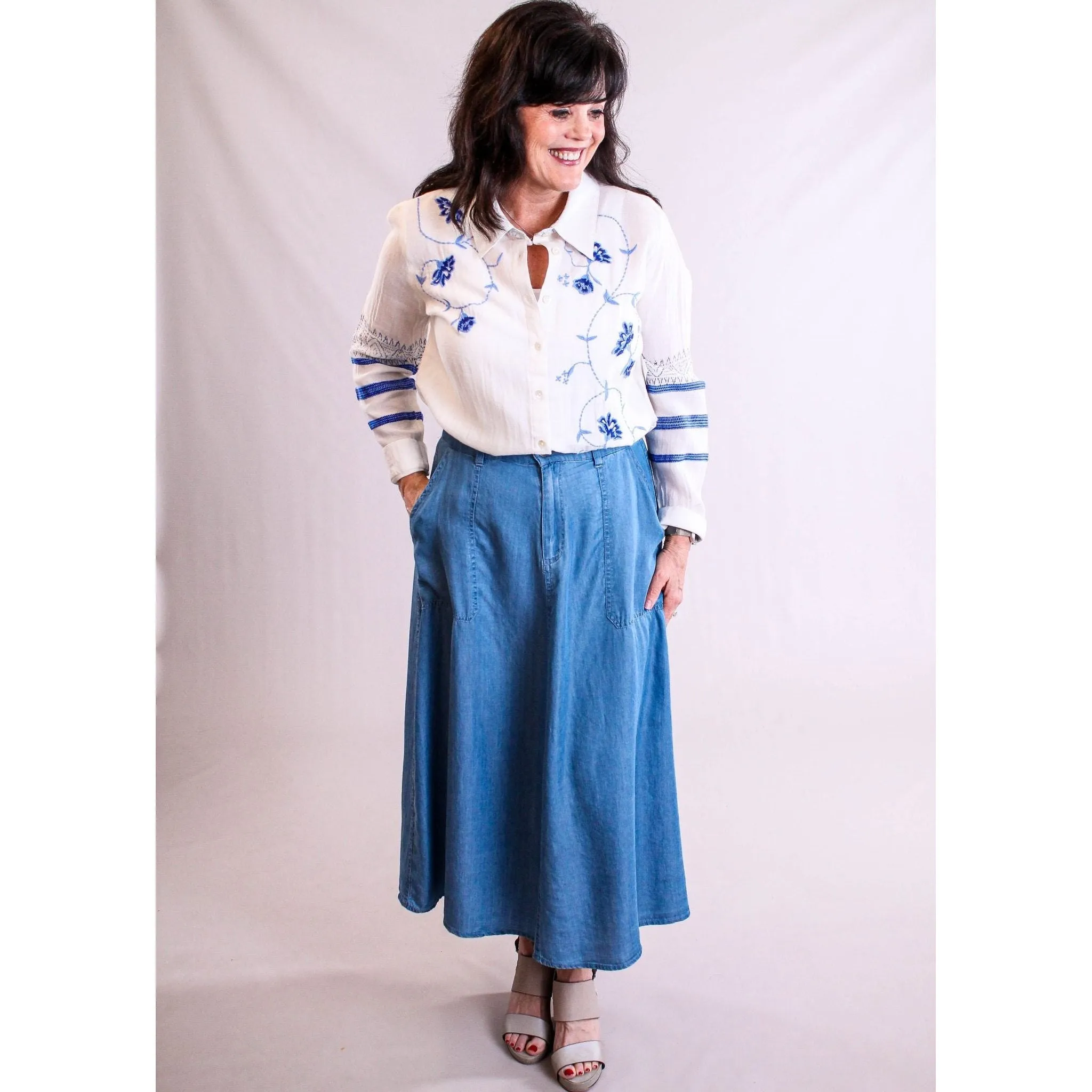 Soya Concept Woven Skirt with Pockets