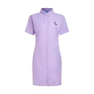 STAPLE LINEN DRESS-LAVENDER