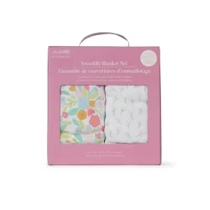 Sweet Daisy Swaddle Blanket Set