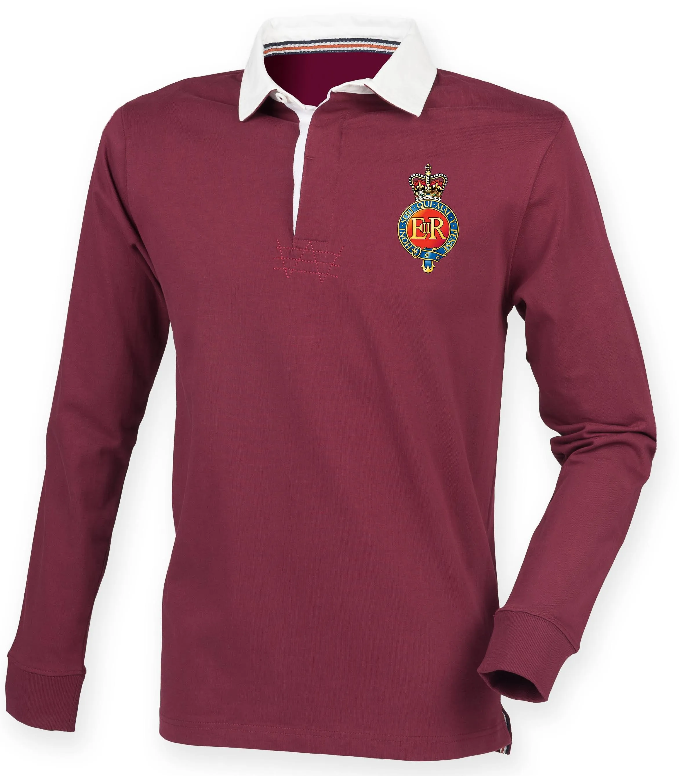 The Household Cavalry Premium Superfit Embroidered Rugby Shirt