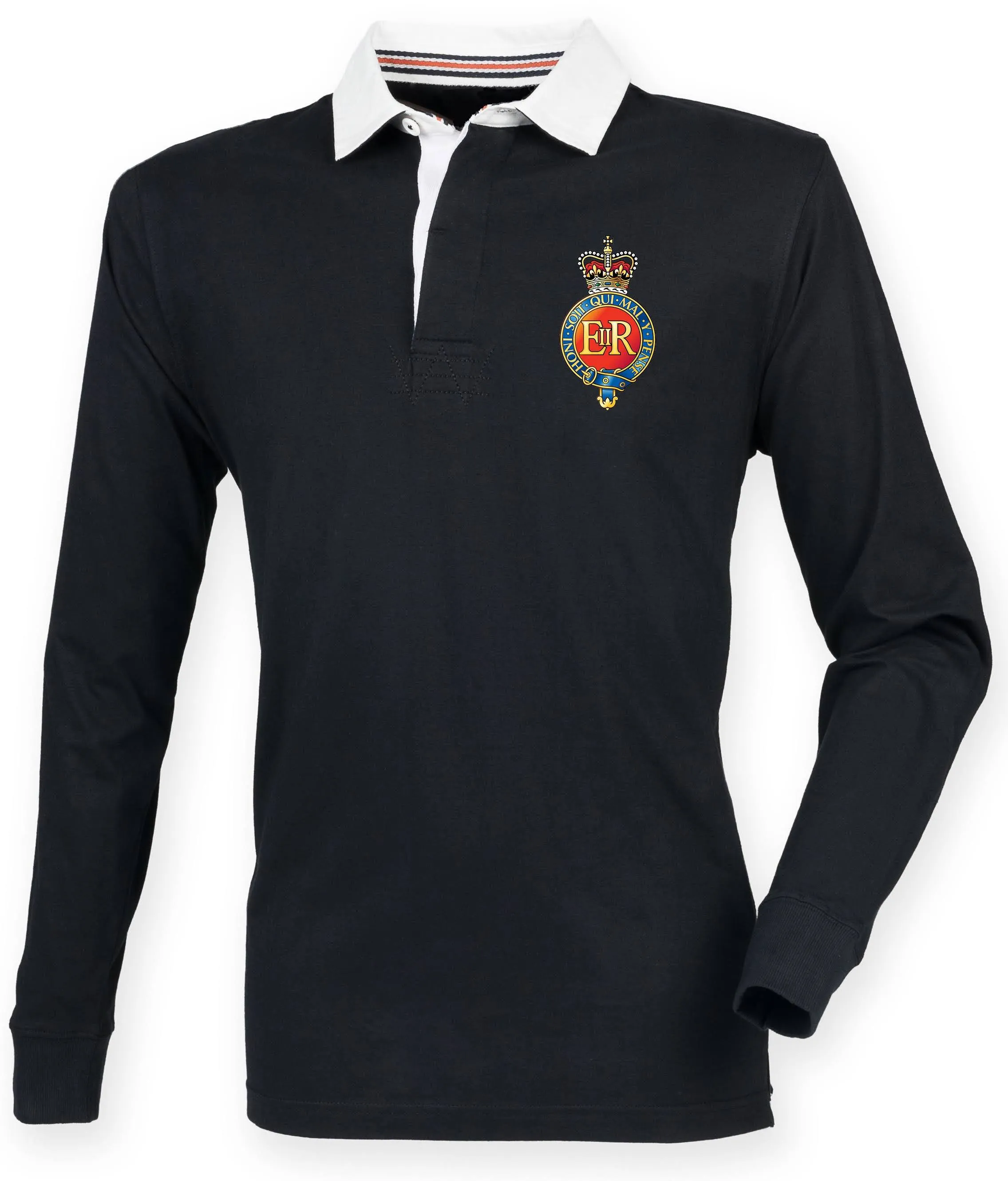 The Household Cavalry Premium Superfit Embroidered Rugby Shirt