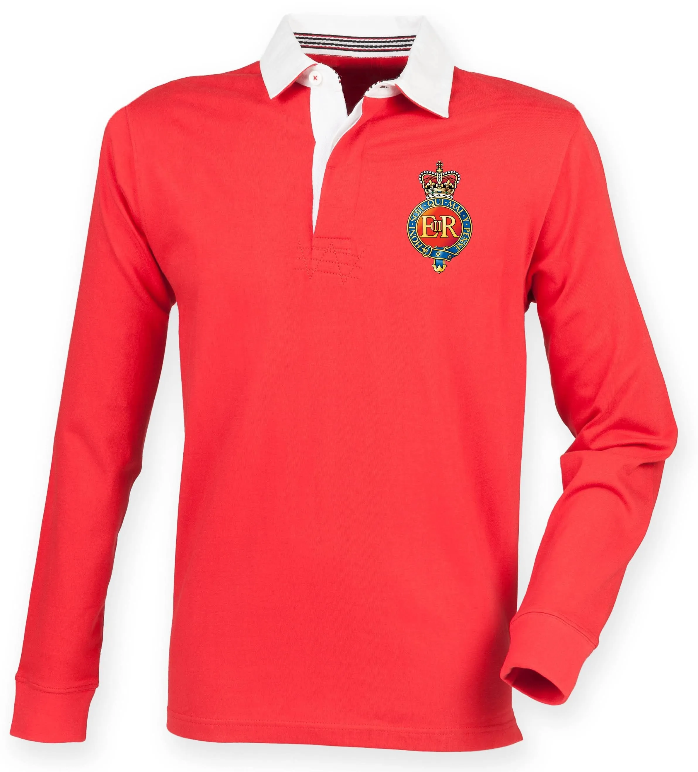 The Household Cavalry Premium Superfit Embroidered Rugby Shirt