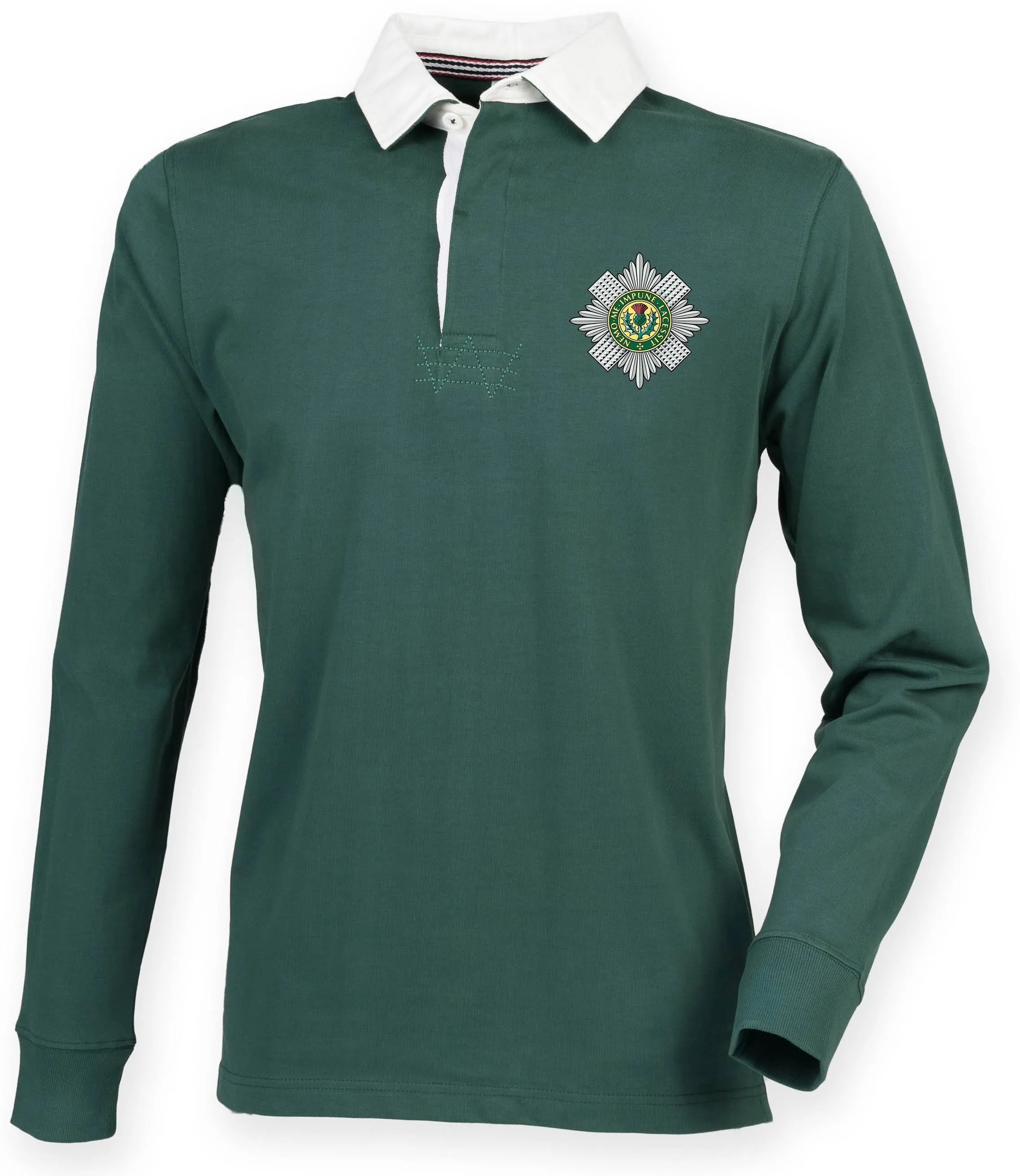 The Scots Guards Premium Superfit Embroidered Rugby Shirt