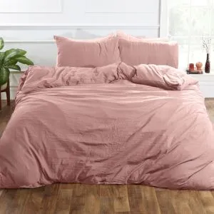 WASHED LINEN LOOK DUVET COVER SET