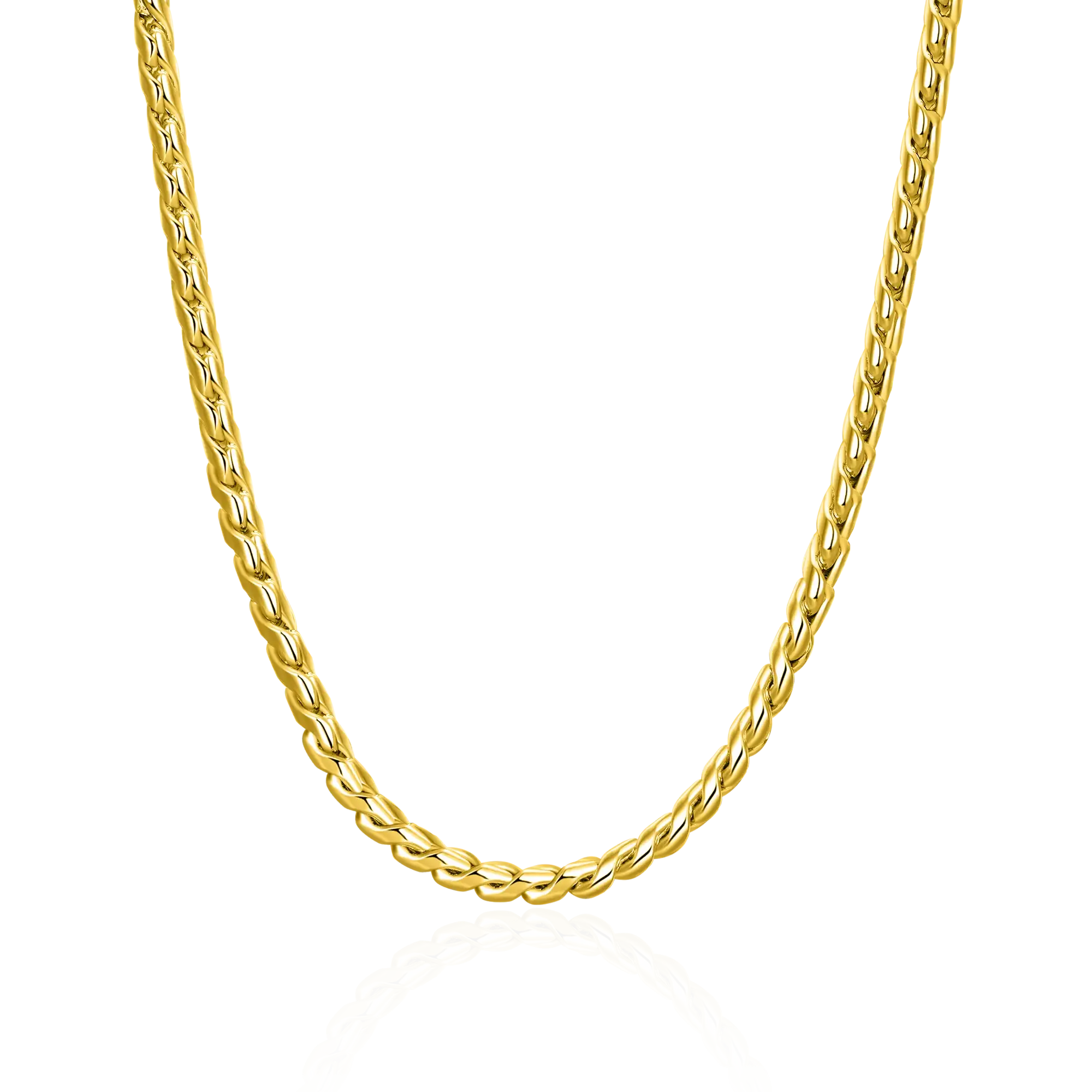 Women's Franco Chain - Yellow Gold