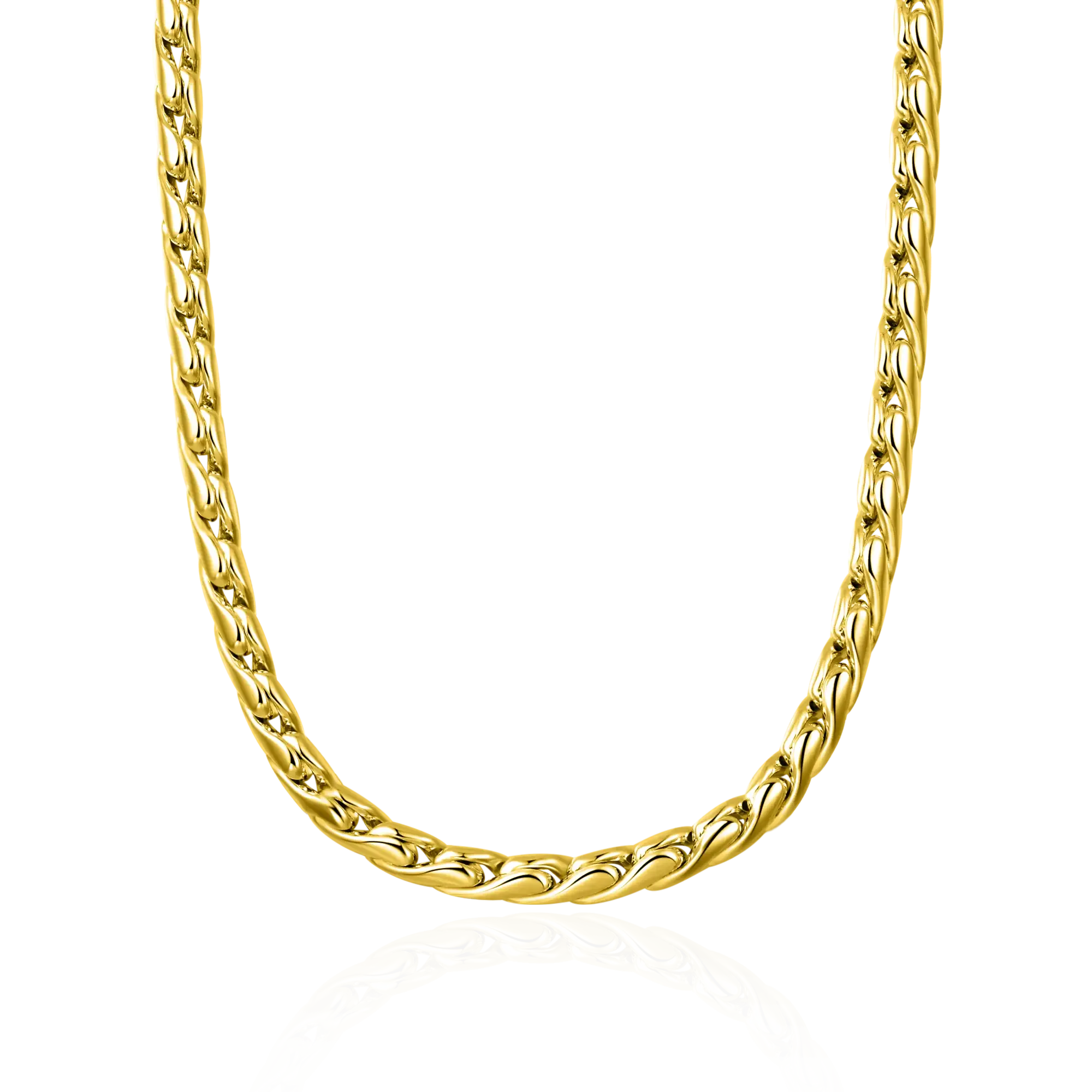 Women's Franco Chain - Yellow Gold