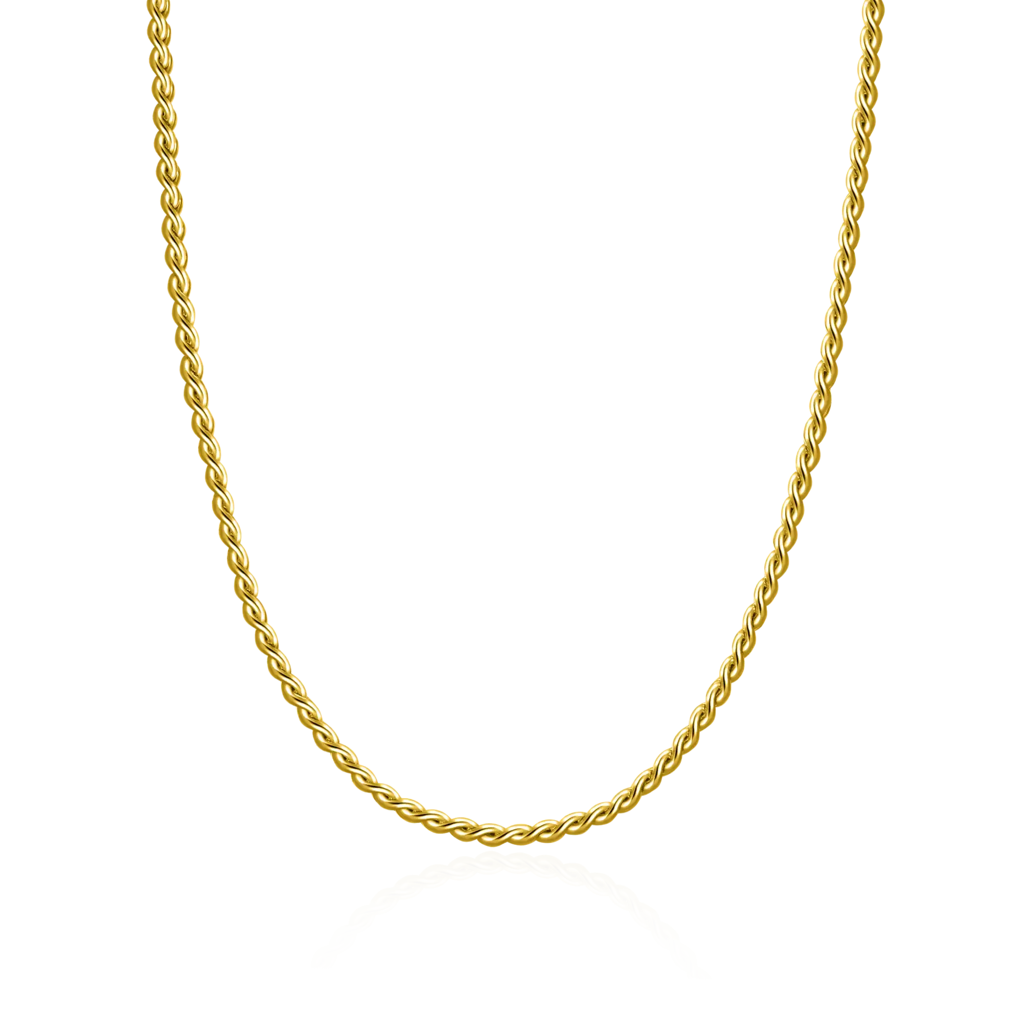 Women's Franco Chain - Yellow Gold